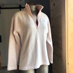 Specter | Feminine and Flirty Pink Collared Sweatshirt